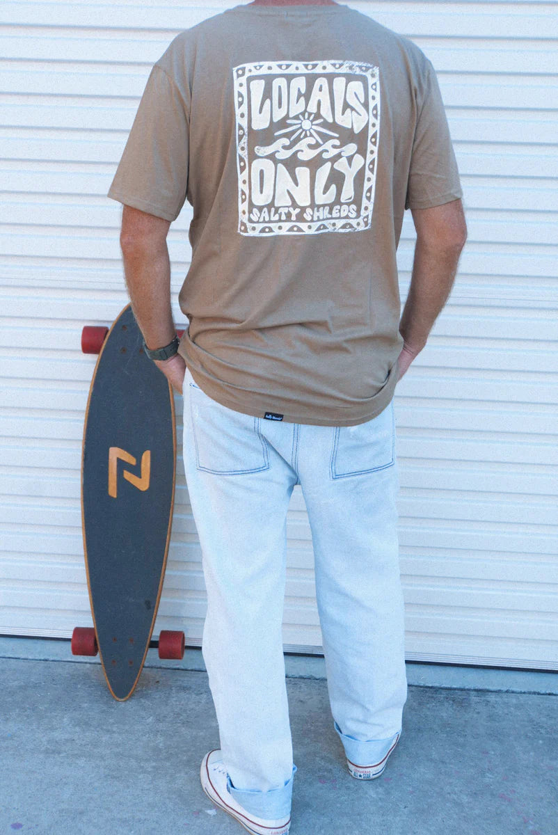 LOCALS ONLY ORGANIC LOOSE TEE UNISEX