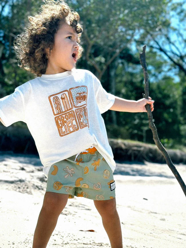 ISLAND VIBES SUMMER BOARD SHORT BOYS