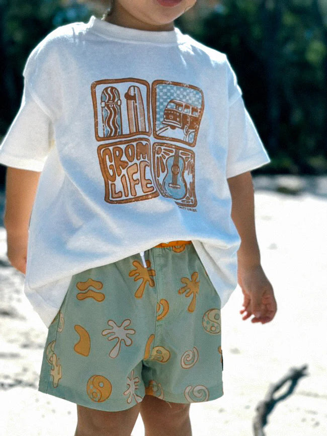 ISLAND VIBES SUMMER BOARD SHORT BOYS