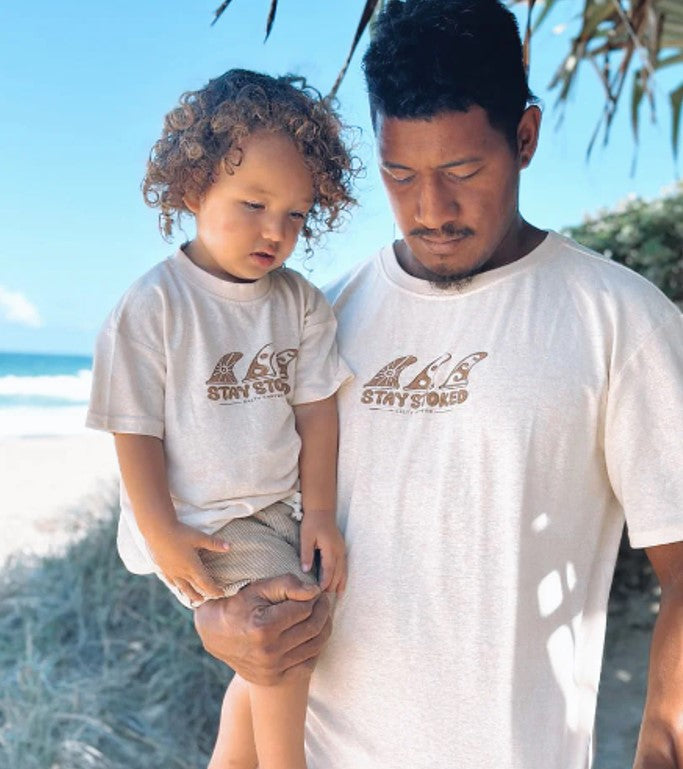 STAY STOKED HEMP TEE GROMS