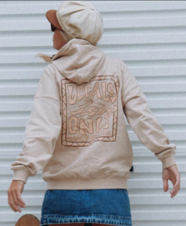 LOCALS ONLY BEACH HOODIE UNISEX ADULT