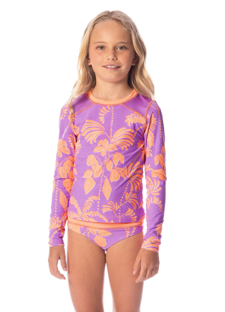 LILAC FERNS ODYSSEY RASHGUARD