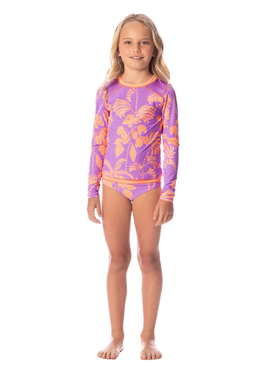 LILAC FERNS ODYSSEY RASHGUARD