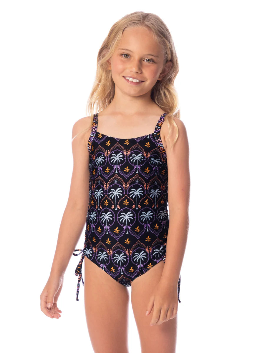 MIDNIGHT PALM LULU ONE PIECE