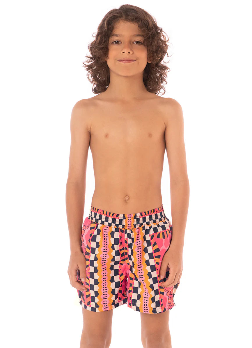 RACING PALMS LITTLE SAILOR BOYS TRUNKS