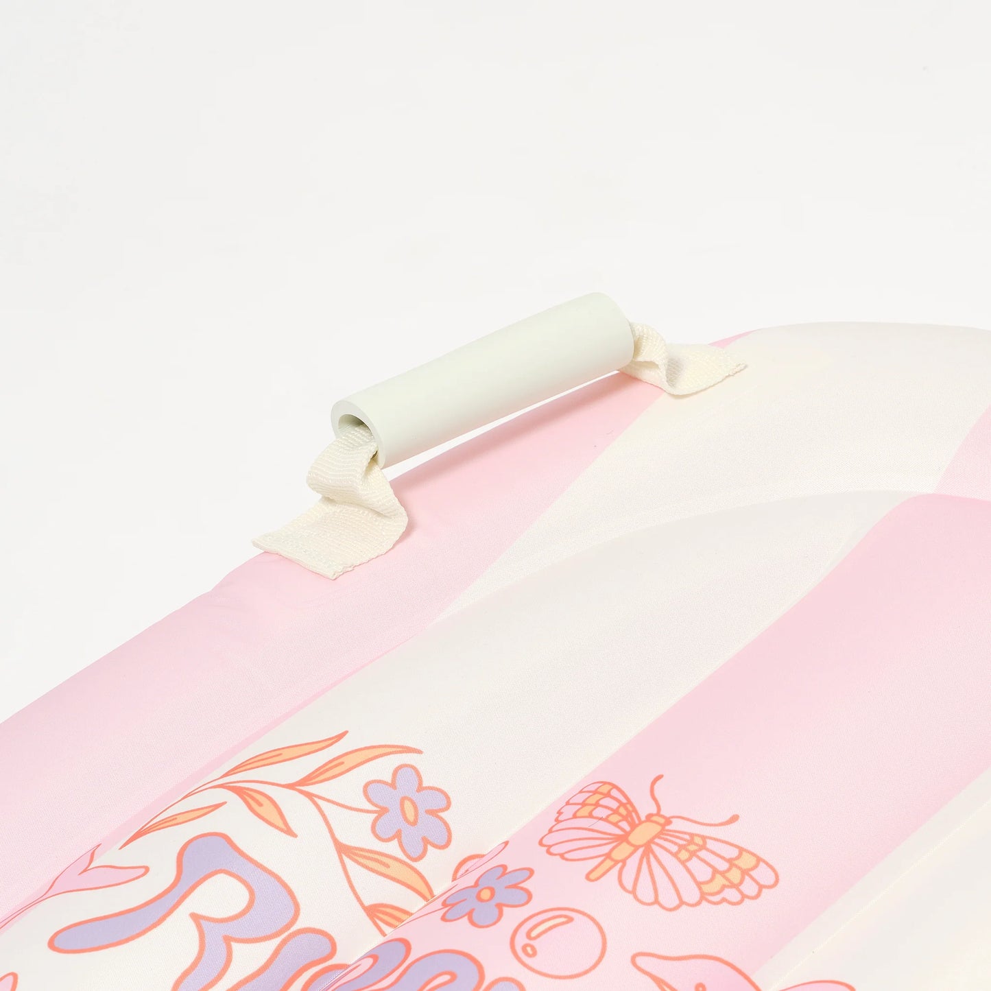 KIDS SURF MAT DOLPHIN SURF PINK STRIPE