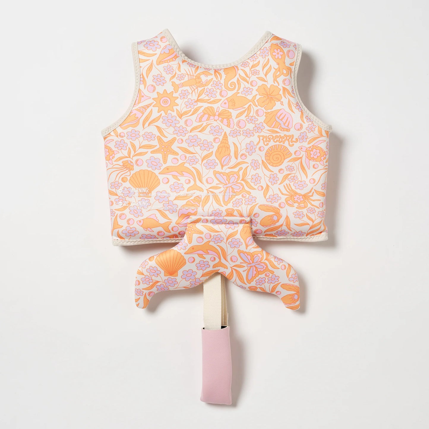 SWIM VEST OCEAN MAGIC PINK 3D