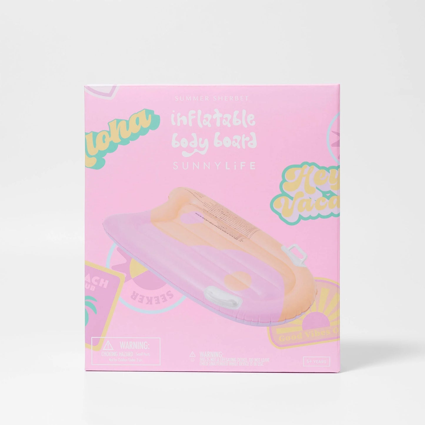 INFLATABLE BODY BOARD SUMMER SHERBET