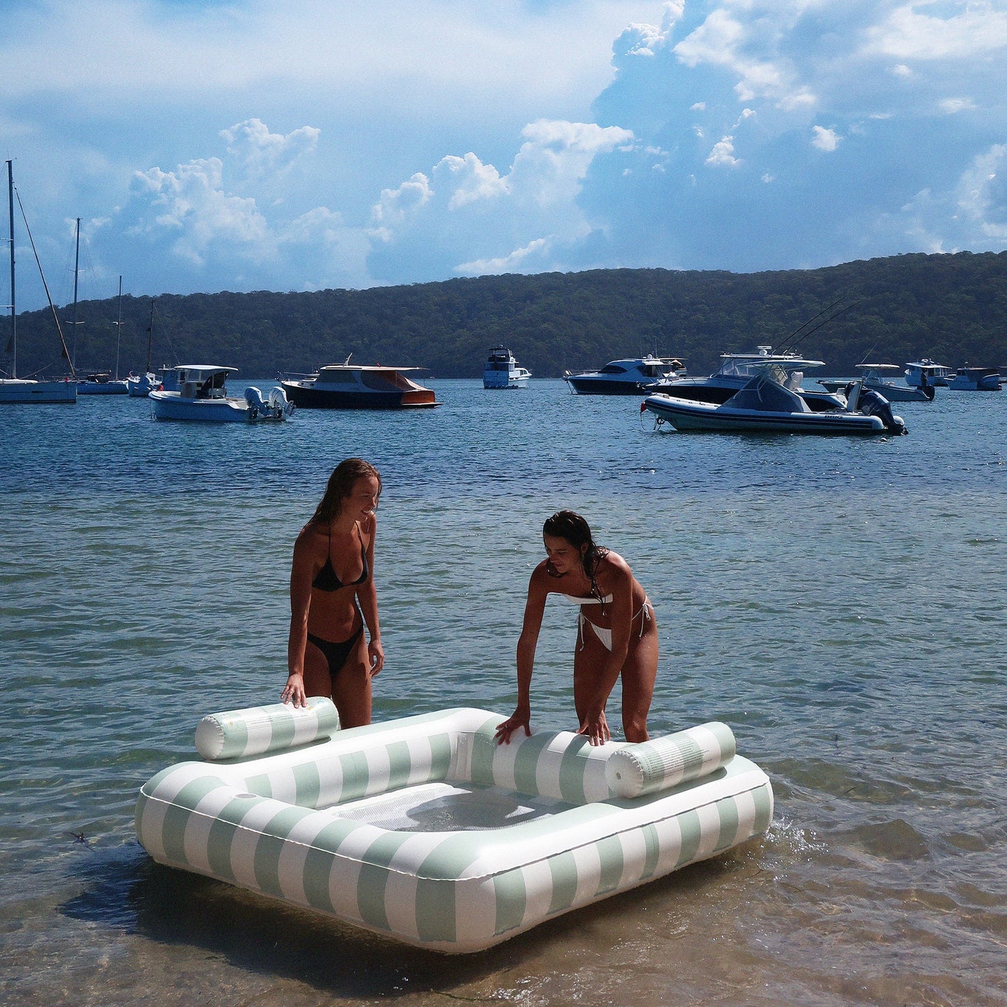 LUXE TWIN HAMMOCK FLOAT THE VACAY SOFT OLIVE