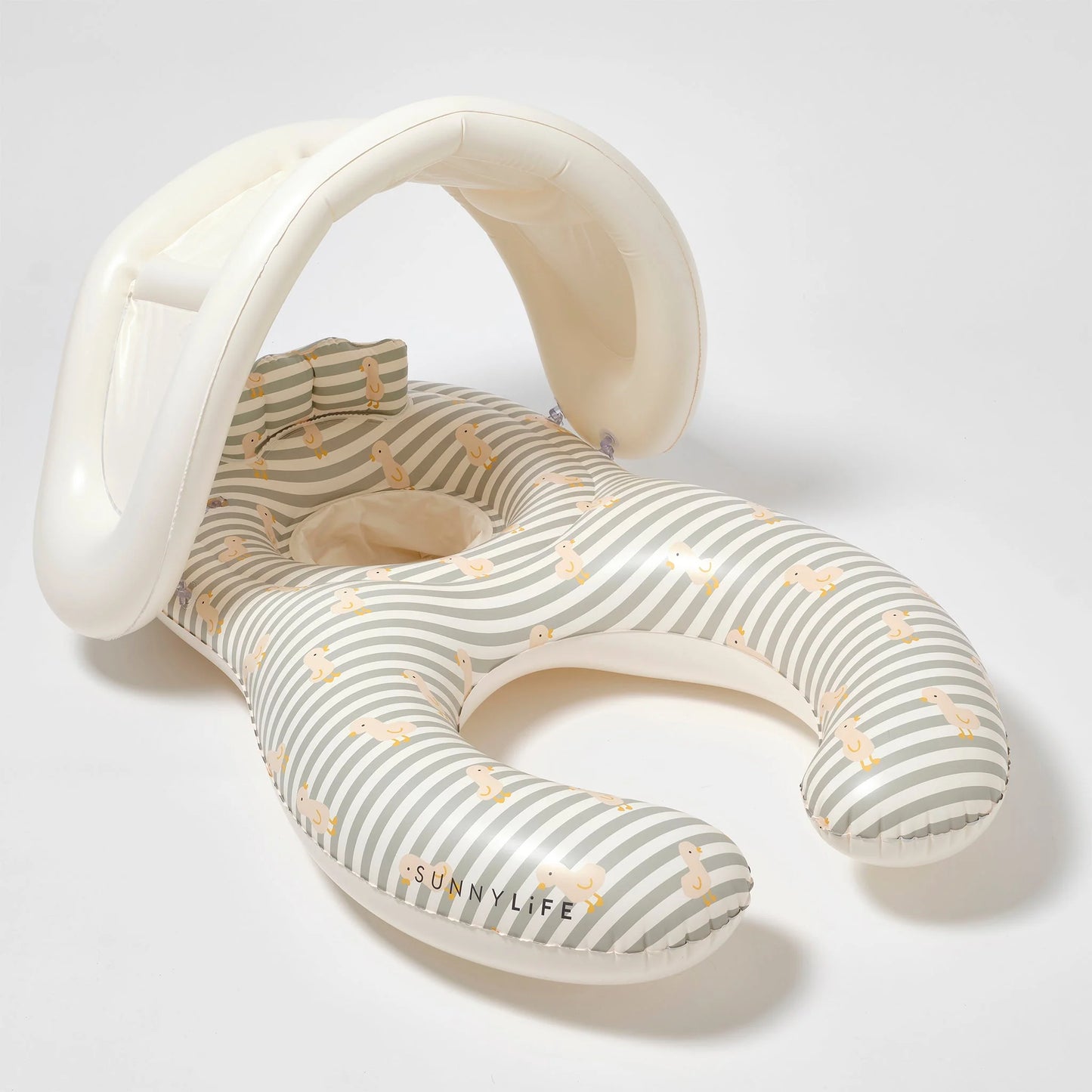 FLOAT TOGETHER BABY SEAT DUCK SAGE STRIPE