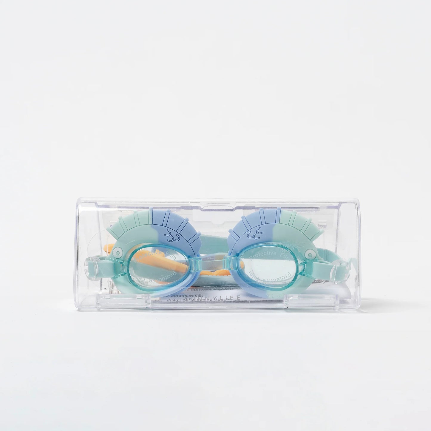 MINI SWIM GOGGLES FINN THE FISH AQUA