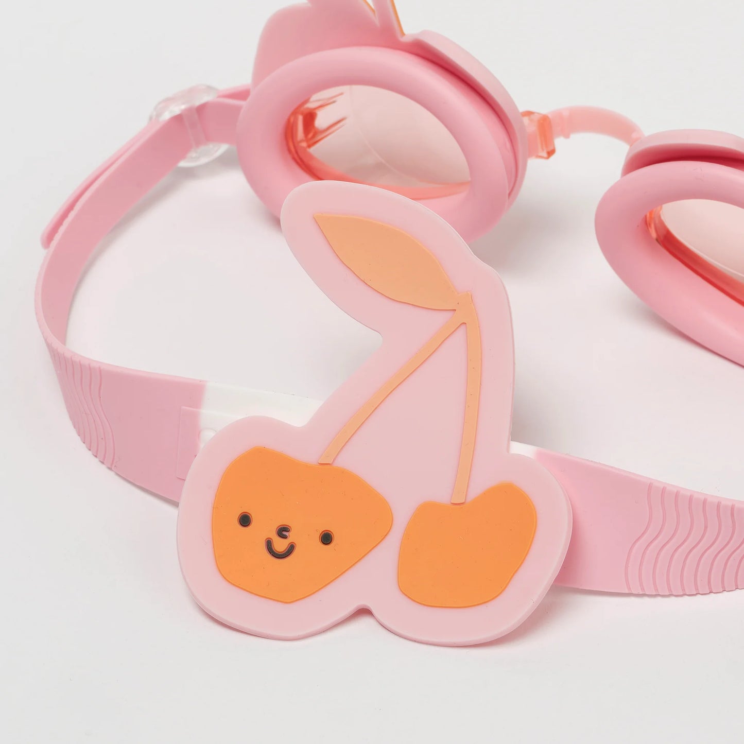 MINI SWIM GOGGLES COTTON CANDY CHERRY