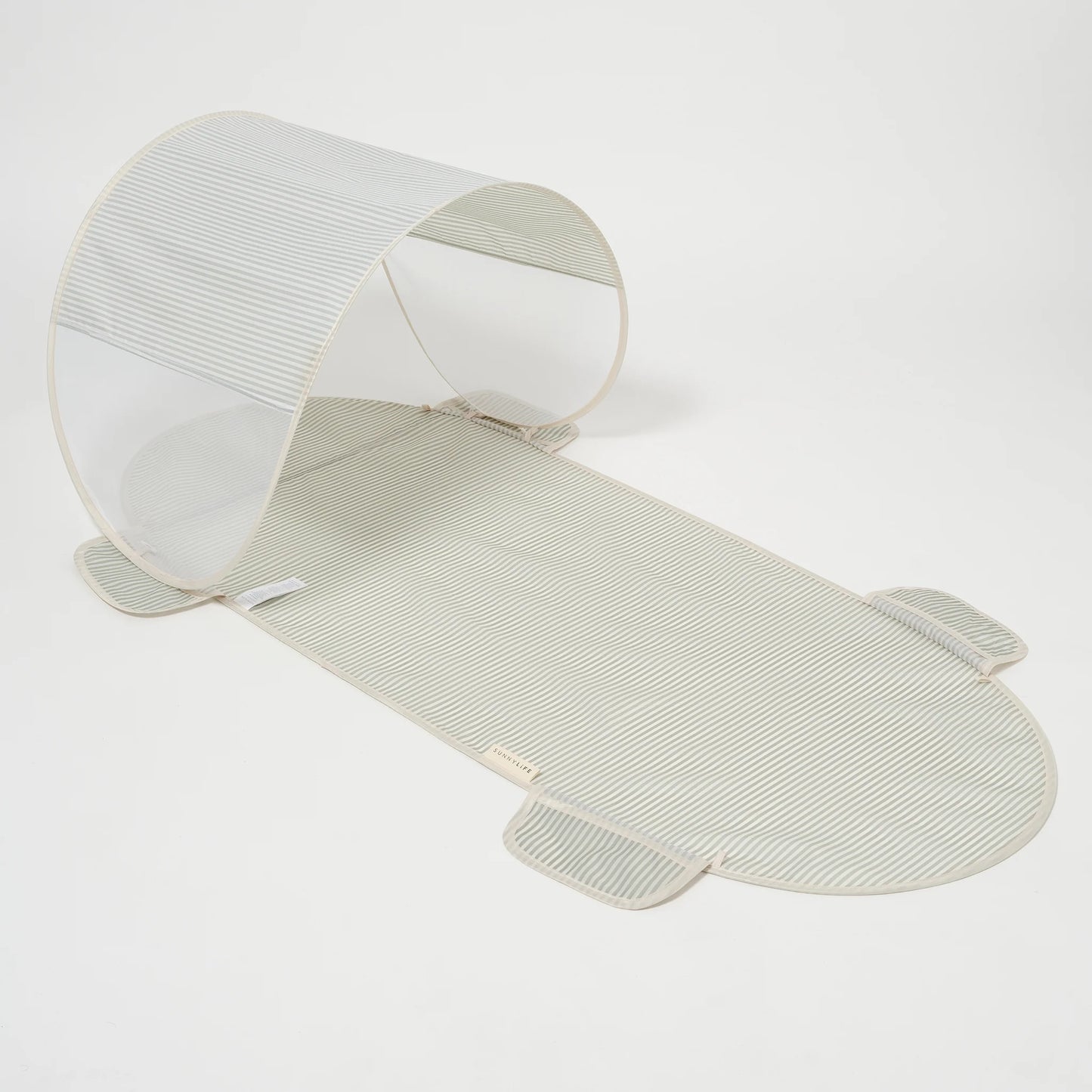 SUN SHADER LA PALMA SAGE STRIPE
