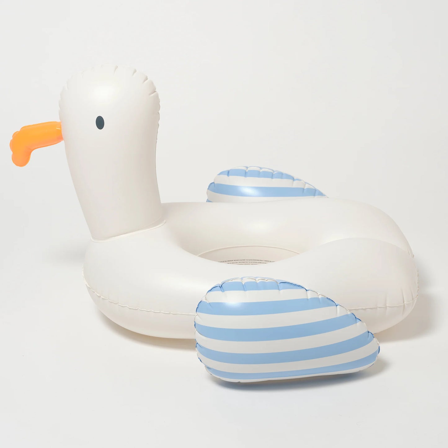 KIDS TUBE POOL RING SID THE SEAGULL BLUE STRIPE