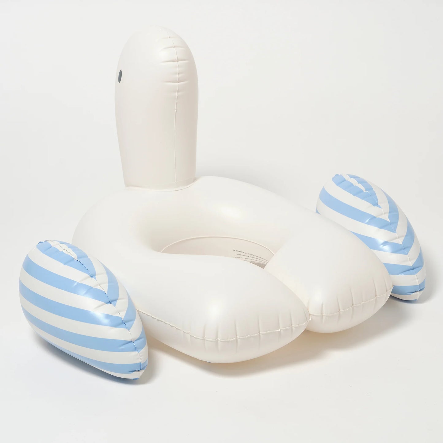 KIDS TUBE POOL RING SID THE SEAGULL BLUE STRIPE