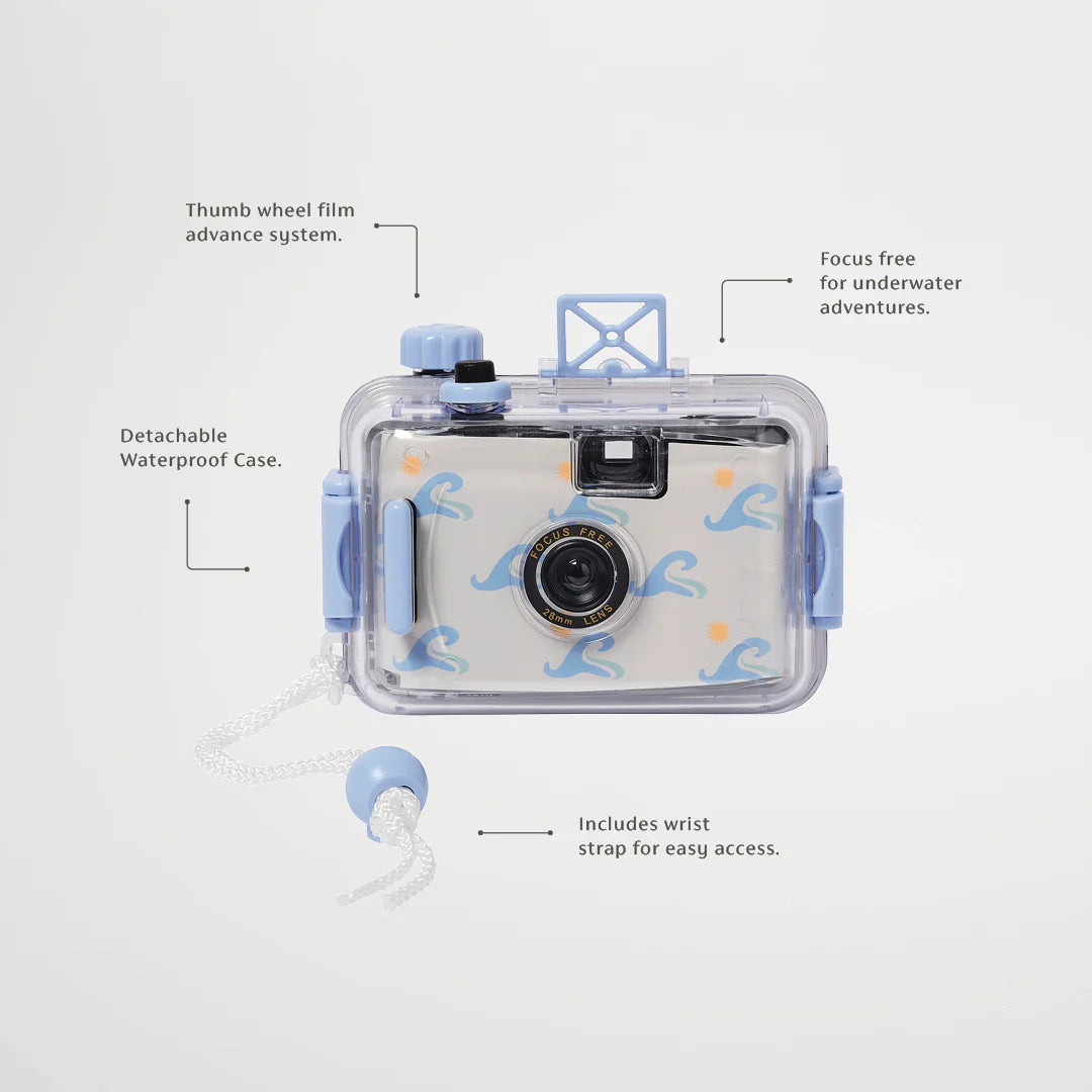UNDERWATER CAMERA BLUE WAVE
