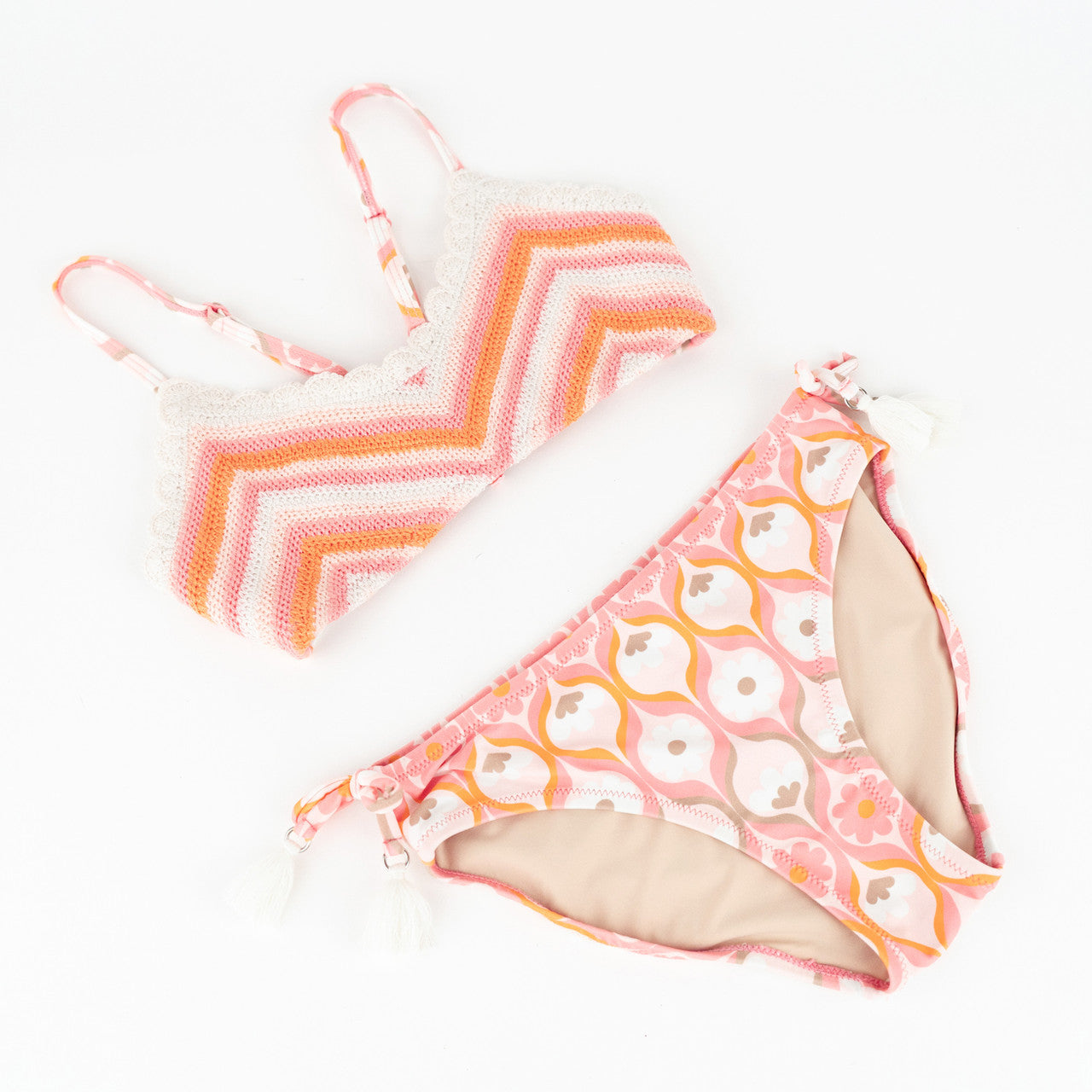 CROCHET TIE BACK BIKINI