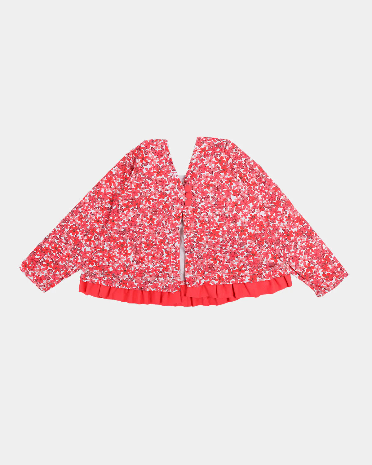 FLORAL GIRL'S BIKINI LONG SLEEVE