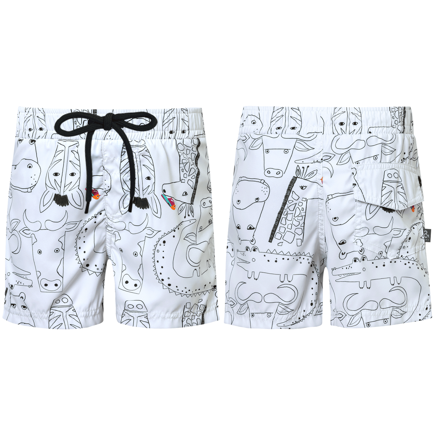 PICABUEY & FRIENDS SWIM SHORTS