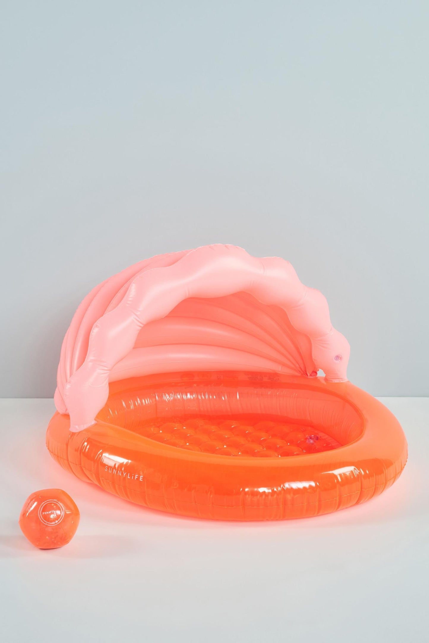 KIDDY POOL SHELL NEON CORAL