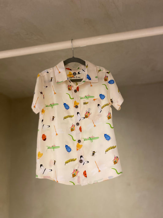 INSECTOS MINI BUTTON SHIRT