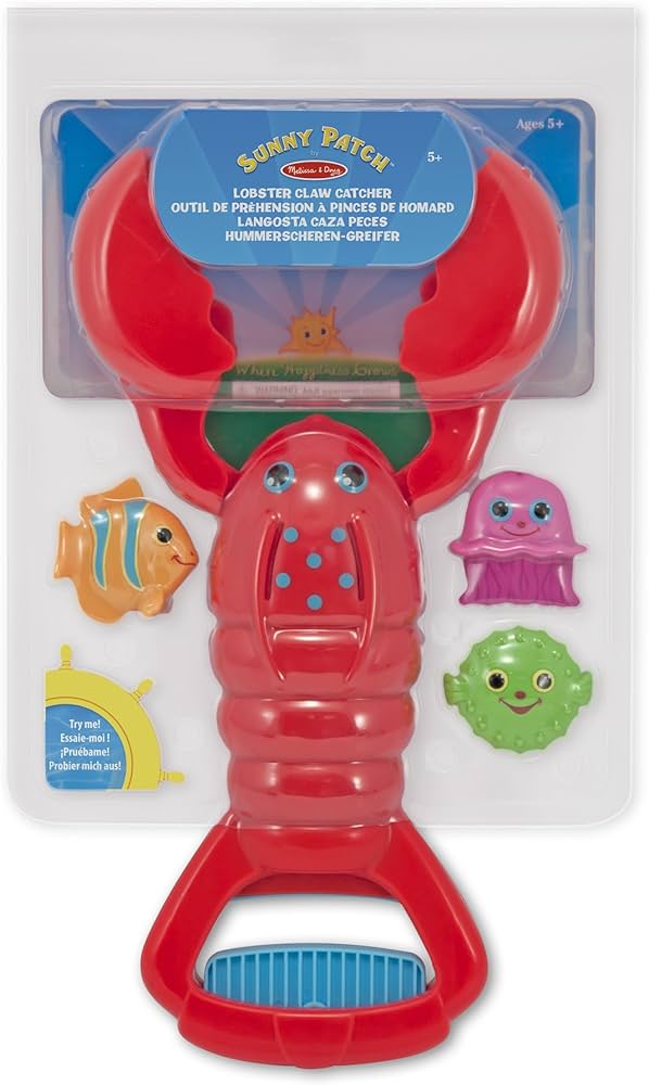 BEACH TOY MELISSA & DOUG SUNNY PATCH CLAW CATCH (LOBSTER)