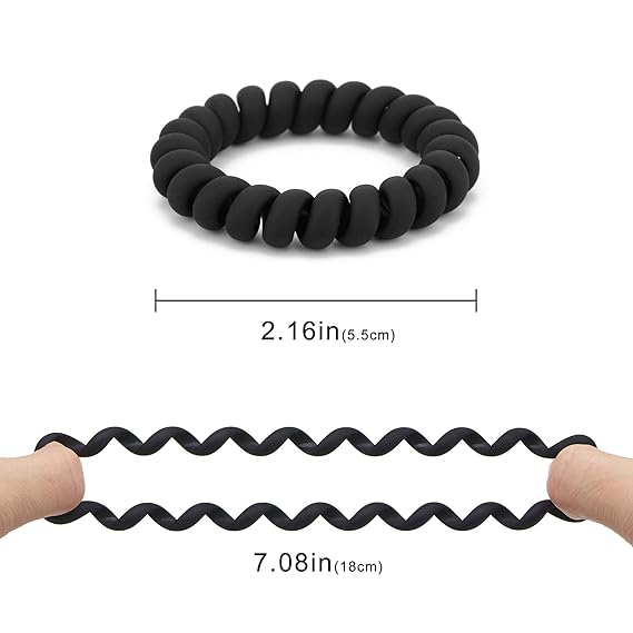 SPIRAL HAIR TIES MATTE