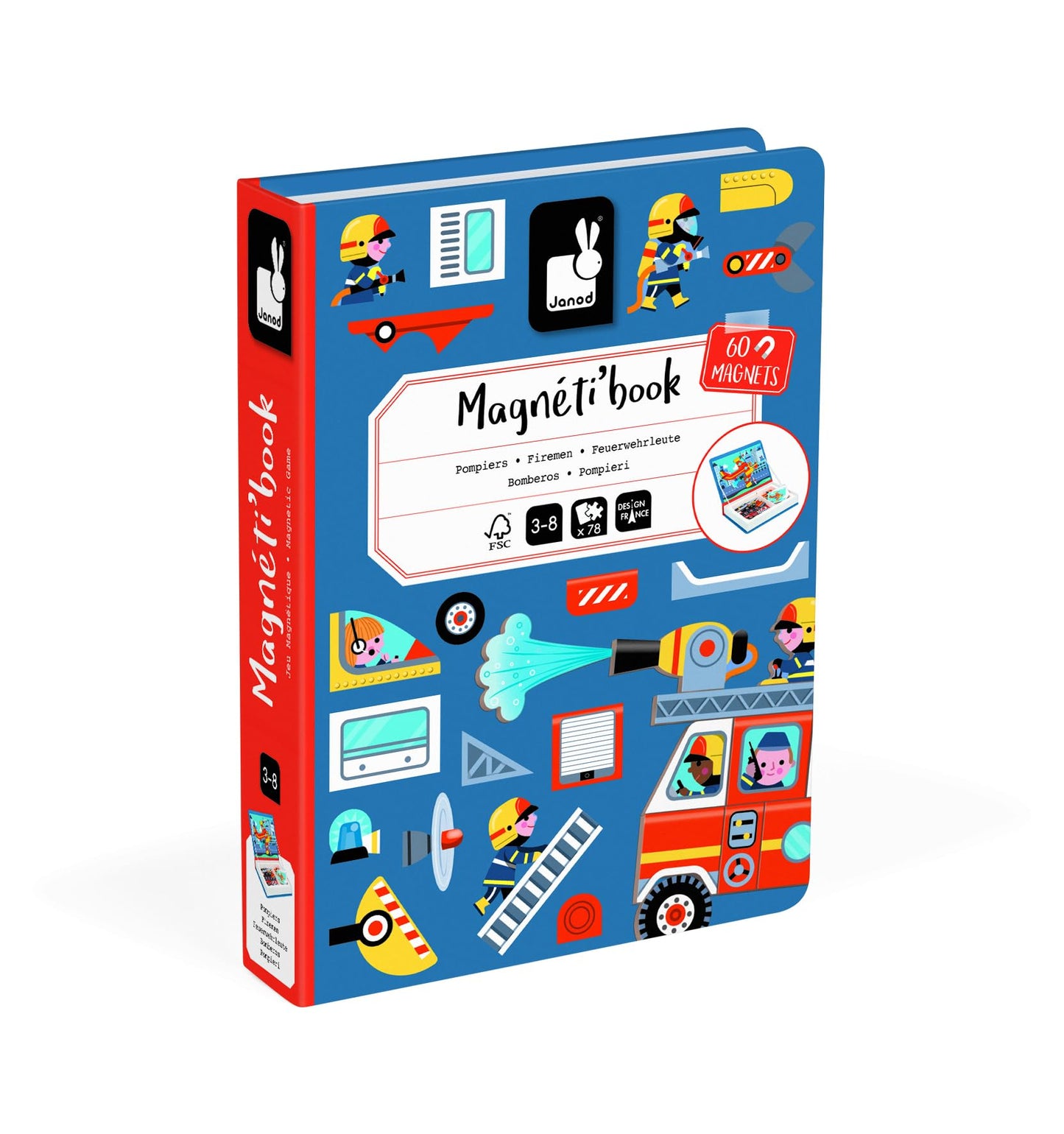 MAGNETIC BOOK FIREFIGHTER