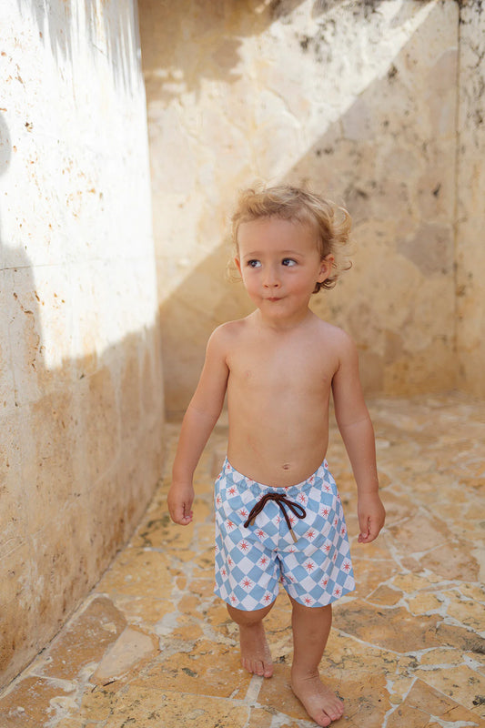 GAEL CANNES VINTAGE BLUE SWIM SHORT