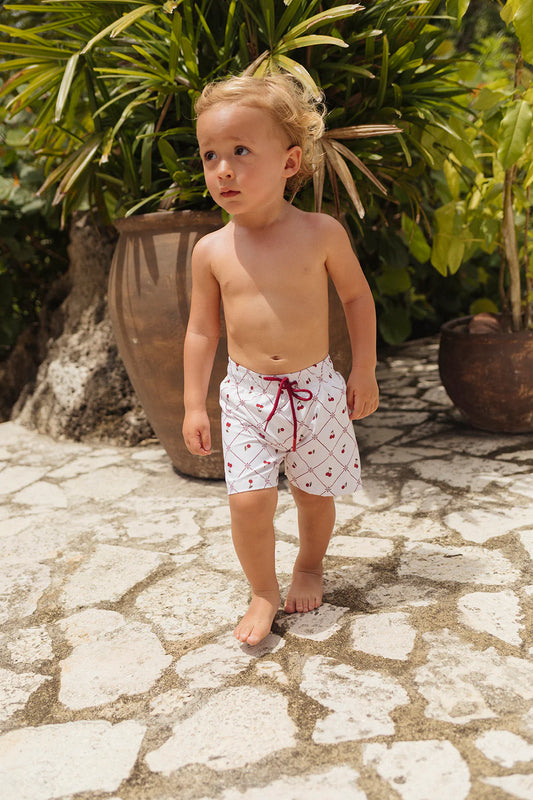 GAEL CHERRY WINE SWIM SHORT