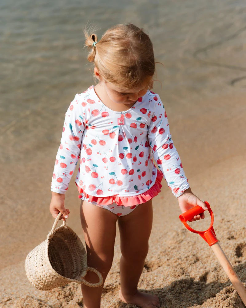 CEREZA GIRL'S BIKINI LONG SLEEVE
