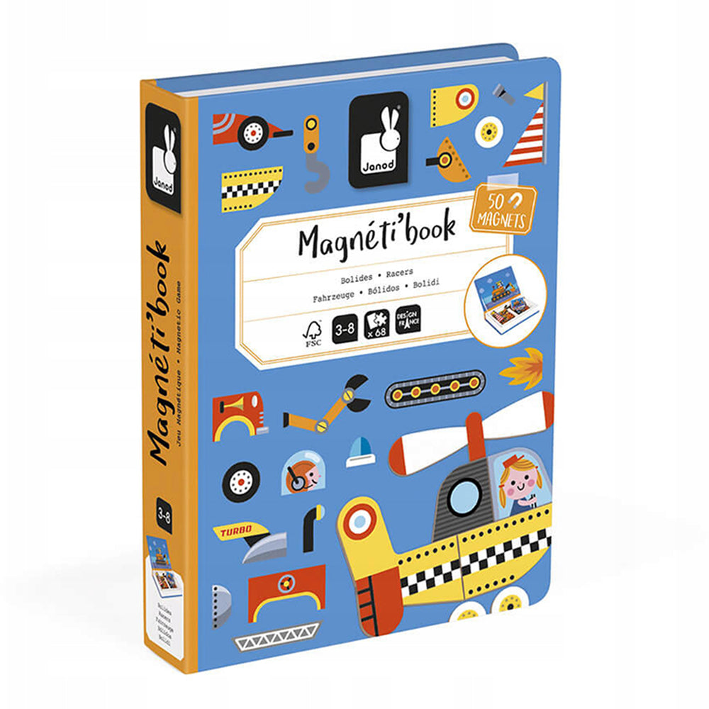 MAGNETIC BOOK RACERS