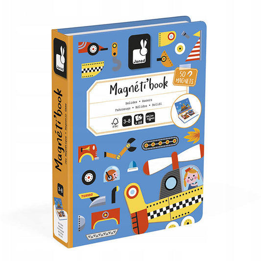 MAGNETIC BOOK RACERS