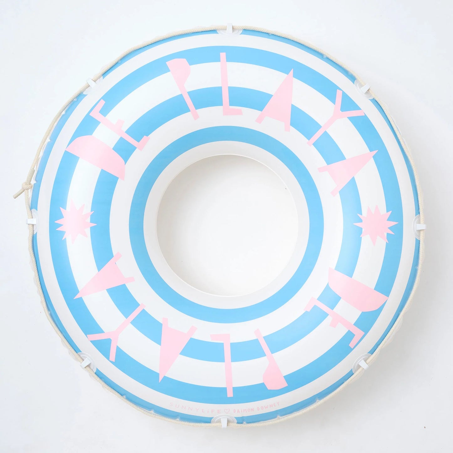 RETRO POOL RING DE PLAYA STRIPE