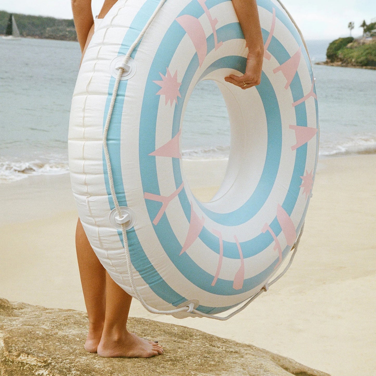 RETRO POOL RING DE PLAYA STRIPE