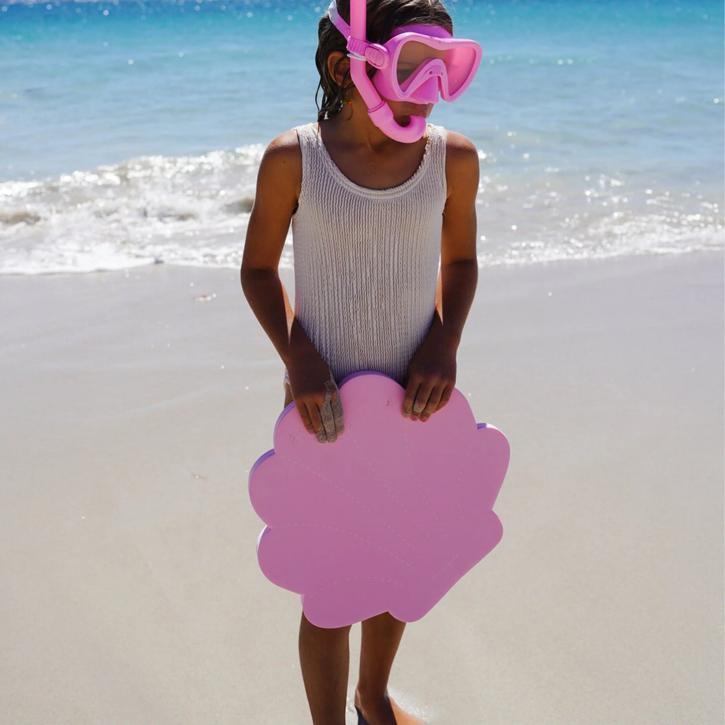 KIDS KICKBOARD MELODY THE MERMAID PINK