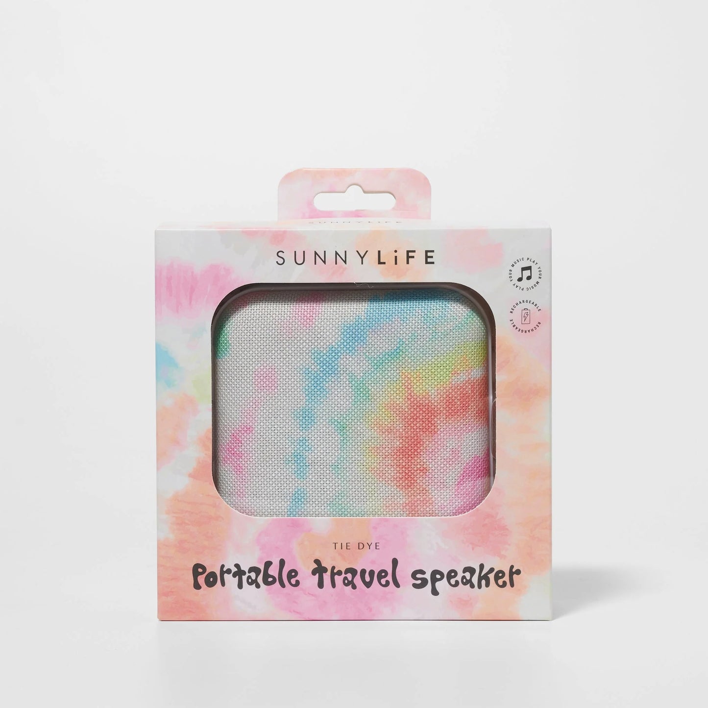 PORTABLE TRAVEL SPEAKER TIE DYE