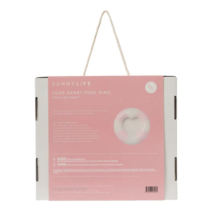 LUXE TUBE POOL RING STOLE MY HEART PINK