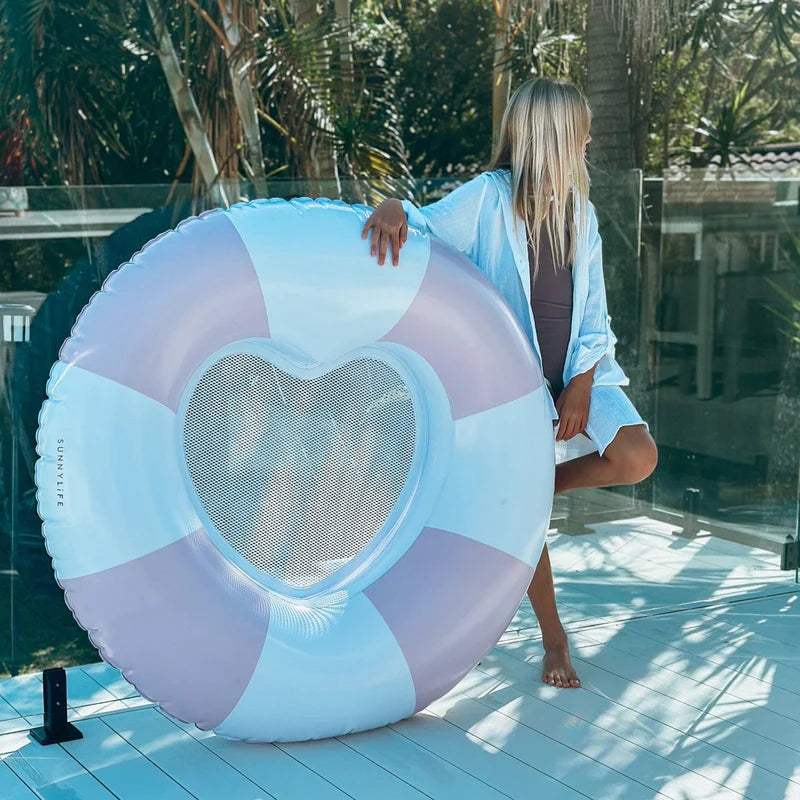 LUXE TUBE POOL RING STOLE MY HEART PINK
