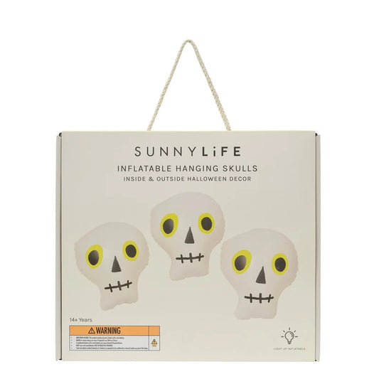 LIGHT UP HANGING SKULLS BONE