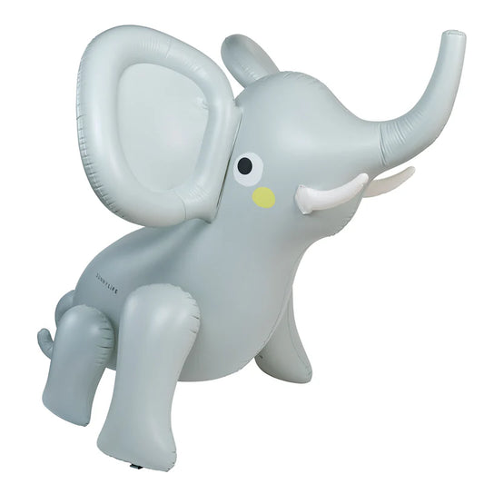 INFLATABLE GIANT SPRINKLER ELI THE ELEPHANT GREY