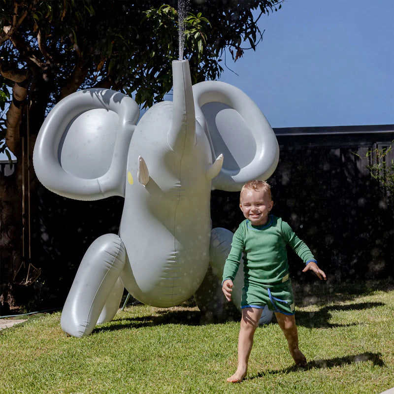 INFLATABLE GIANT SPRINKLER ELI THE ELEPHANT GREY