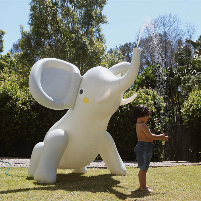 INFLATABLE GIANT SPRINKLER ELI THE ELEPHANT GREY
