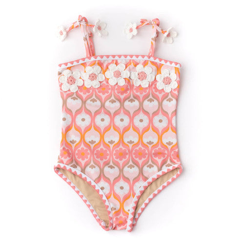 CROCHET SHERBET SWIMSUIT