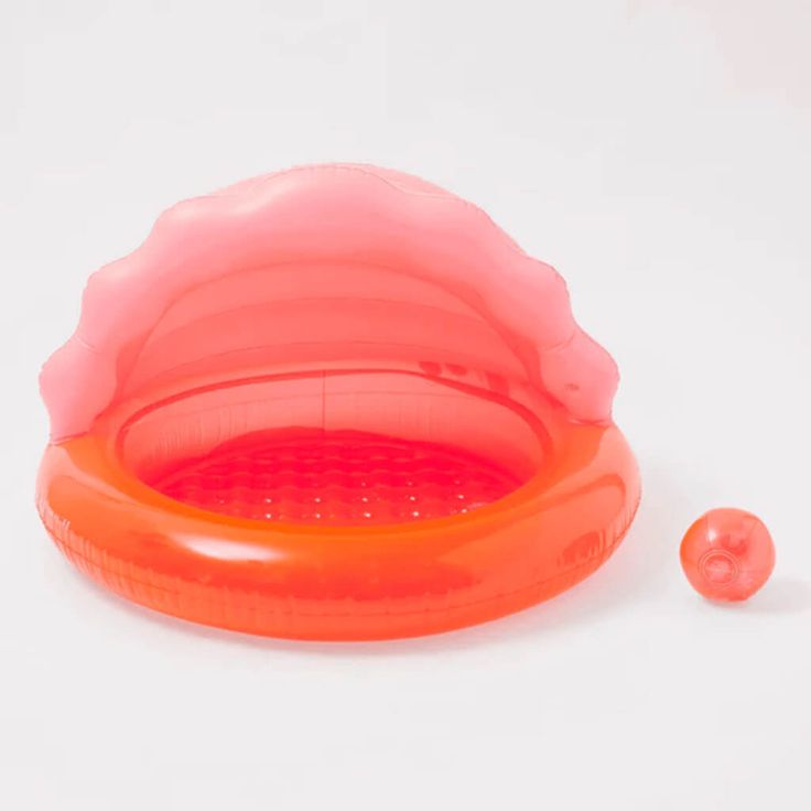 KIDDY POOL SHELL NEON CORAL