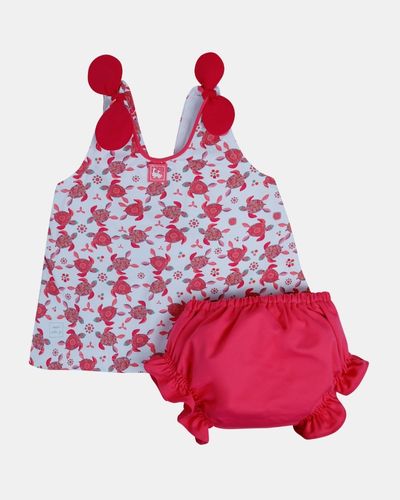 TORTUGAS ROJAS LYCRA BABY BIKINI