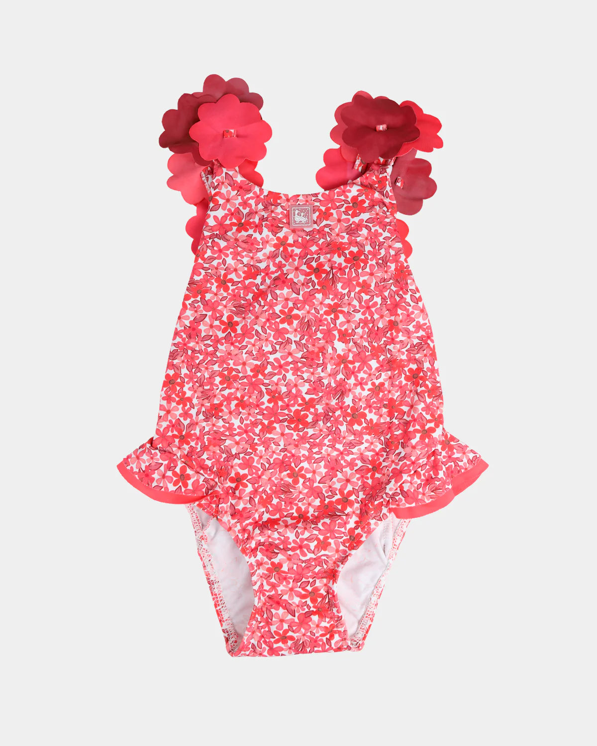 FLORAL GIRL'S SWIMSUIT