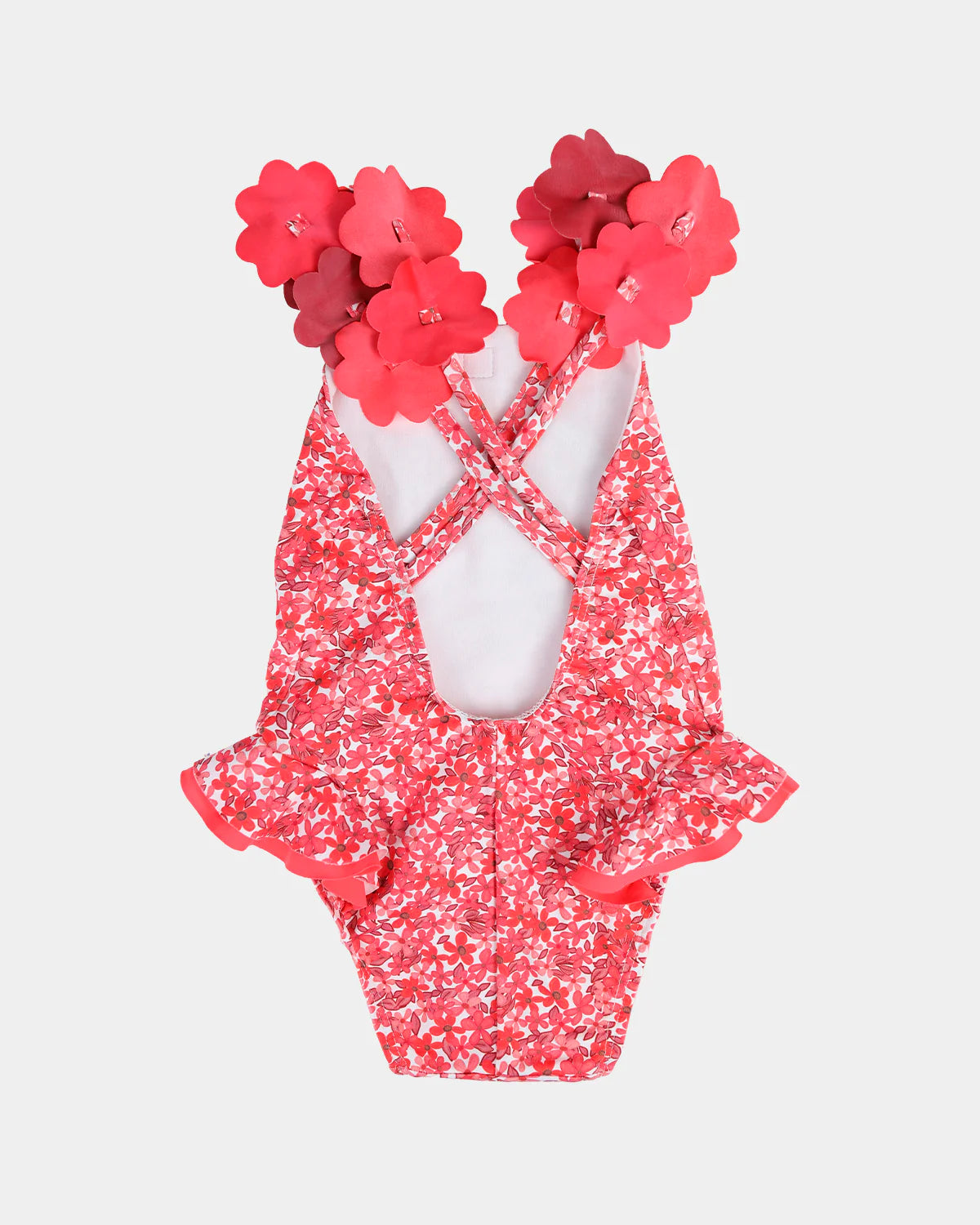 FLORAL GIRL'S SWIMSUIT