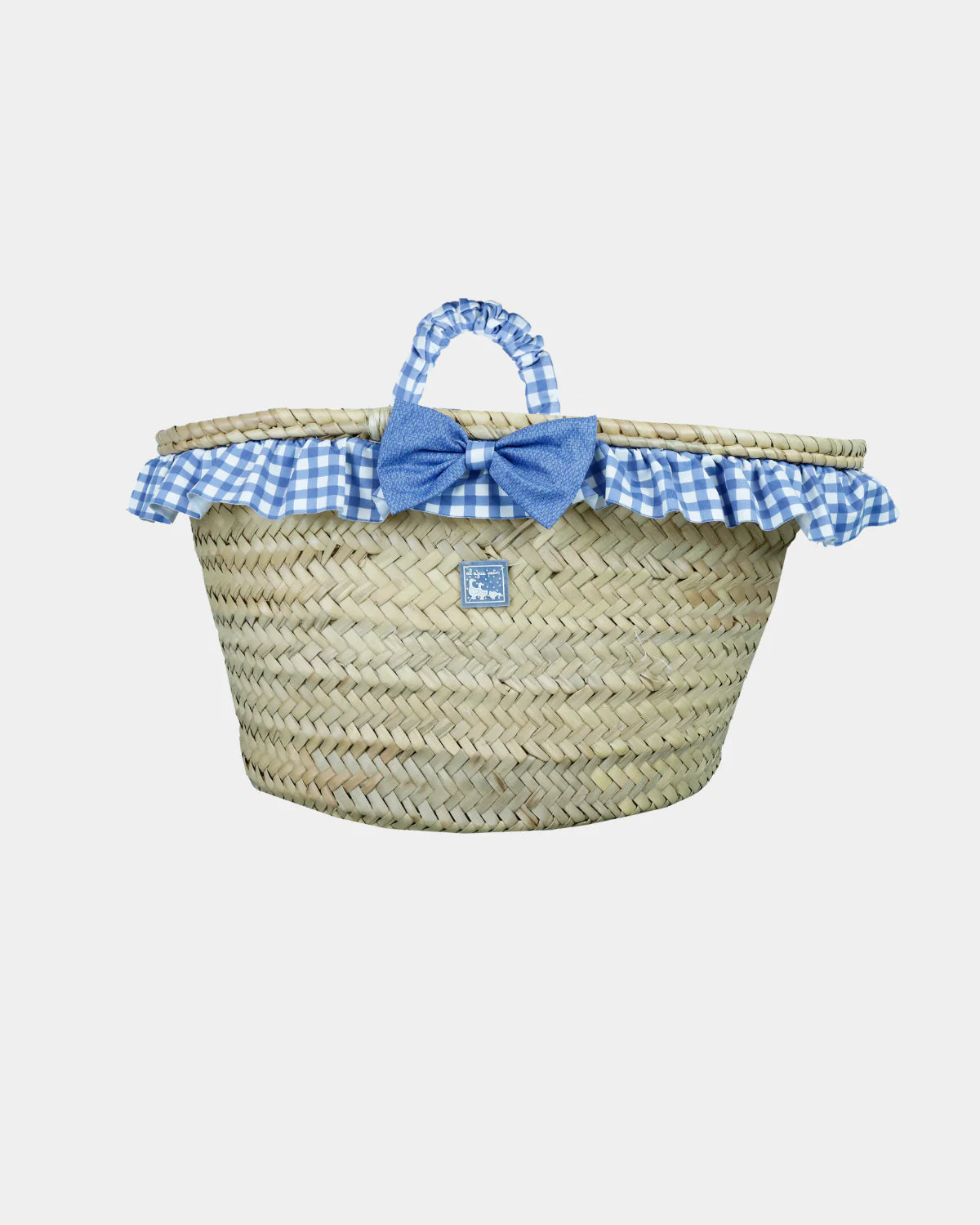 VICHY GIRL'S BASKET