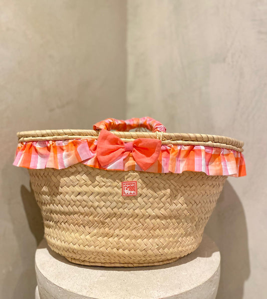 MADRAS GIRL'S BASKET